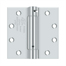 Deltana DSH45 Square Corner Spring Hinge - 4 1/2'' x 4 1/2'' - Stellar Hardware and Bath