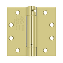 Deltana DSH45 Square Corner Spring Hinge - 4 1/2'' x 4 1/2'' - Stellar Hardware and Bath