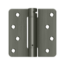 Deltana DSH4R4 Radius Corner Hinge - 4'' x 4'' x 1/4'' - Stellar Hardware and Bath