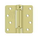 Deltana DSH4R4 Radius Corner Hinge - 4'' x 4'' x 1/4'' - Stellar Hardware and Bath