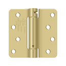 Deltana DSH35R4 Radius Corner Hinge - 3 1/2'' x 3 1/2'' x 1/4'' - Stellar Hardware and Bath
