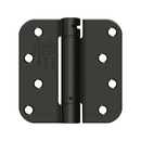 Deltana DSH4R5 Radius Corner Hinge - 4'' x 4'' x 5/8'' - Stellar Hardware and Bath