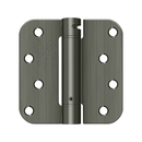 Deltana DSH4R5 Radius Corner Hinge - 4'' x 4'' x 5/8'' - Stellar Hardware and Bath