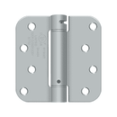 Deltana DSH4R5 Radius Corner Hinge - 4'' x 4'' x 5/8'' - Stellar Hardware and Bath