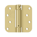 Deltana DSH4R5 Radius Corner Hinge - 4'' x 4'' x 5/8'' - Stellar Hardware and Bath