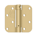 Deltana DSH4R5 Radius Corner Hinge - 4'' x 4'' x 5/8'' - Stellar Hardware and Bath