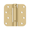 Deltana DSH4R5T Radius Corner Hinge - 4'' x 4'' x 5/8'' - Stellar Hardware and Bath