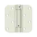 Deltana DSH4R5 Radius Corner Hinge - 4'' x 4'' x 5/8'' - Stellar Hardware and Bath