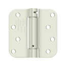 Deltana DSH4R5 Radius Corner Hinge - 4'' x 4'' x 5/8'' - Stellar Hardware and Bath