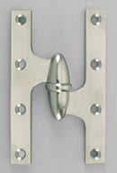 F1005W OLIVE KNUCKLE HINGE WITH SPECIAL WASHER 6.0" X 3.87" - Stellar Hardware and Bath