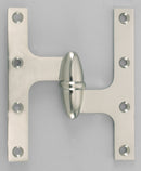 F1007W OLIVE KNUCKLE HINGE WITH SPECIAL WASHER 6.0" X 5.0" - Stellar Hardware and Bath
