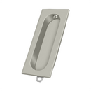Deltana FP222 Flush Pull, Rectangle, 3-1/8"x 15/16" - Stellar Hardware and Bath