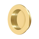Deltana FP238 Flush Pull , Round, HD, 2-3/8", Solid Brass - Stellar Hardware and Bath