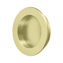 Deltana FP238 Flush Pull , Round, HD, 2-3/8", Solid Brass - Stellar Hardware and Bath