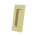 Deltana FP40 Flush Pull, Rectangular, HD, 4" x 1-7/8" x 7/16", Solid Brass - Stellar Hardware and Bath