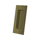 Deltana FP40 Flush Pull, Rectangular, HD, 4" x 1-7/8" x 7/16", Solid Brass - Stellar Hardware and Bath