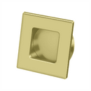 Deltana FPS234 Square Heavy Duty Flush Pull - 2 3/4'' x 2 3/4'' x 7/16'' - Stellar Hardware and Bath