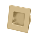 Deltana FPS234 Square Heavy Duty Flush Pull - 2 3/4'' x 2 3/4'' x 7/16'' - Stellar Hardware and Bath