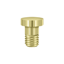Deltana HPSS70 Extended Button Tip Solid Brass Hinge Pin Stop - Stellar Hardware and Bath