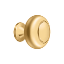 Deltana KR119 Round Knob w/ Groove - 1 1/4'' - Stellar Hardware and Bath