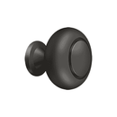 Deltana KR119 Round Knob w/ Groove - 1 1/4'' - Stellar Hardware and Bath