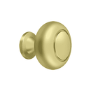Deltana KR119 Round Knob w/ Groove - 1 1/4'' - Stellar Hardware and Bath