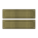 Deltana MS212 Mail Slot w/ Interior Flap - 13 1/8'' x 3 5/8'' - Stellar Hardware and Bath