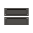 Deltana MS627 Mail Slot w/ Interior Flap - 8 7/8'' x 2 7/8'' - Stellar Hardware and Bath
