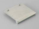 NL202 EDGE PULL 2" 1/4 X 2" 1/2 - Stellar Hardware and Bath