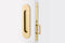 Emtek 2164 Passage  Function Pocket Door Mortise -
Narrow Oval - Stellar Hardware and Bath 
