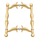 Deltana OHP620 Offset Handle Pull - 6 1/8'' Back-to-Back Set - Stellar Hardware and Bath