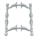 Deltana OHP620 Offset Handle Pull - 6 1/8'' Back-to-Back Set - Stellar Hardware and Bath