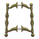 Deltana OHP620 Offset Handle Pull - 6 1/8'' Back-to-Back Set - Stellar Hardware and Bath