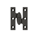 Deltana OK2015 Full Mortise Hinge - 2'' x 1 1/2'' - Stellar Hardware and Bath