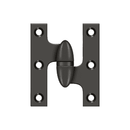Deltana OK2520 Full Mortise Hinge - 2 1/2'' x 2'' - Stellar Hardware and Bath