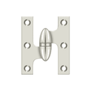 Deltana OK2520 Full Mortise Hinge - 2 1/2'' x 2'' - Stellar Hardware and Bath