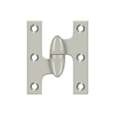 Deltana OK2520 Full Mortise Hinge - 2 1/2'' x 2'' - Stellar Hardware and Bath