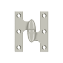 Deltana OK2520 Full Mortise Hinge - 2 1/2'' x 2'' - Stellar Hardware and Bath