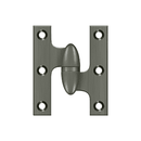 Deltana OK2520 Full Mortise Hinge - 2 1/2'' x 2'' - Stellar Hardware and Bath