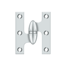 Deltana OK2520 Full Mortise Hinge - 2 1/2'' x 2'' - Stellar Hardware and Bath