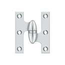 Deltana OK2520 Full Mortise Hinge - 2 1/2'' x 2'' - Stellar Hardware and Bath