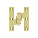 Deltana OK2520 Full Mortise Hinge - 2 1/2'' x 2'' - Stellar Hardware and Bath