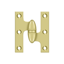 Deltana OK2520 Full Mortise Hinge - 2 1/2'' x 2'' - Stellar Hardware and Bath