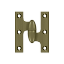 Deltana OK2520 Full Mortise Hinge - 2 1/2'' x 2'' - Stellar Hardware and Bath