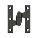 Deltana OK3025B Full Mortise Hinge - 3'' x 2 1/2'' - Stellar Hardware and Bath