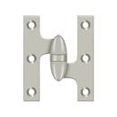 Deltana OK3025B Full Mortise Hinge - 3'' x 2 1/2'' - Stellar Hardware and Bath
