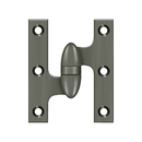 Deltana OK3025B Full Mortise Hinge - 3'' x 2 1/2'' - Stellar Hardware and Bath