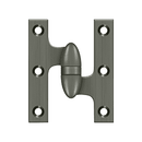 Deltana OK3025B Full Mortise Hinge - 3'' x 2 1/2'' - Stellar Hardware and Bath