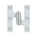 Deltana OK3025B Full Mortise Hinge - 3'' x 2 1/2'' - Stellar Hardware and Bath