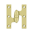 Deltana OK3025B Full Mortise Hinge - 3'' x 2 1/2'' - Stellar Hardware and Bath